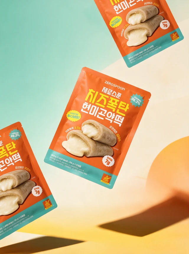 Floating orange product pouches