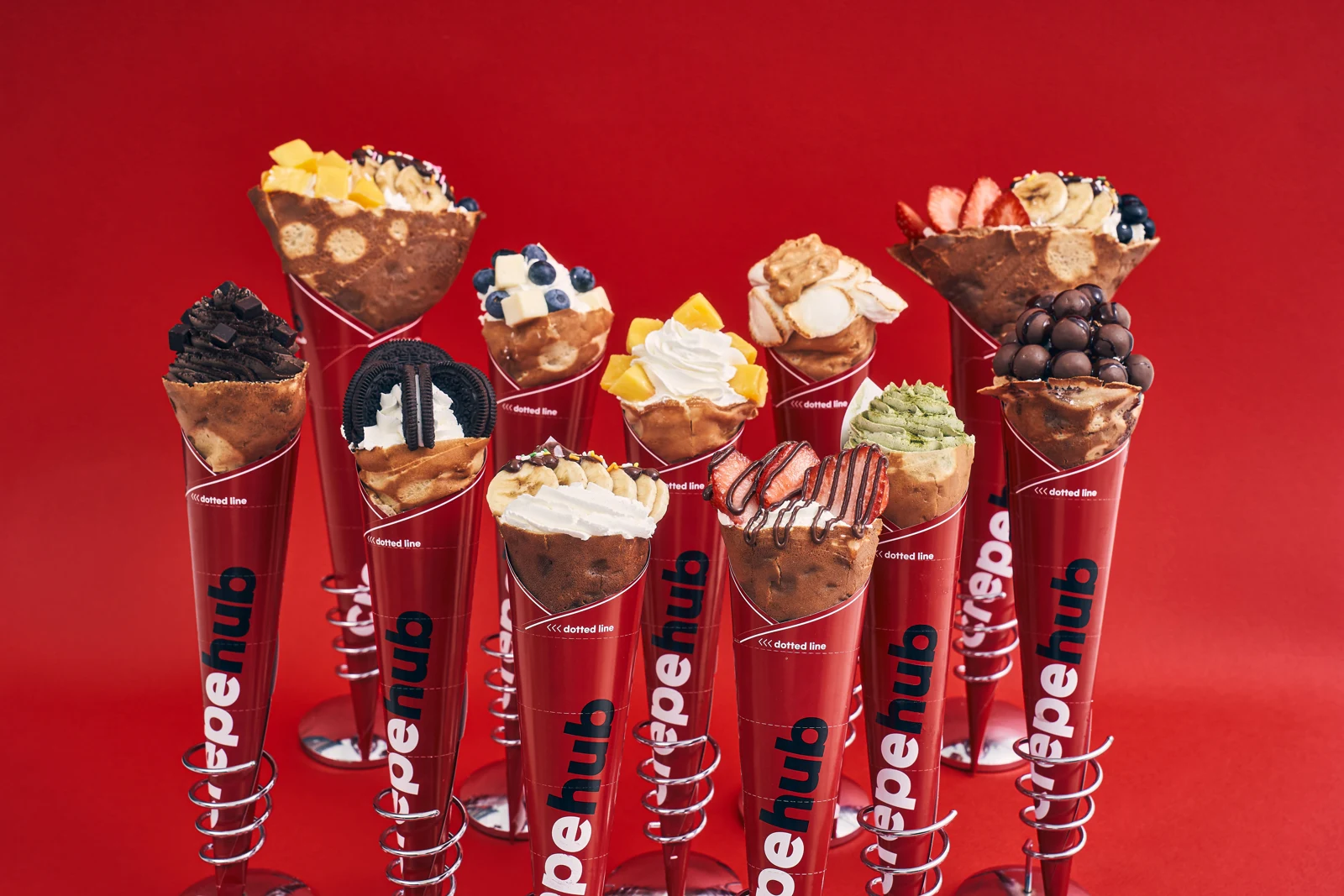 Provided group photograph of crepe products