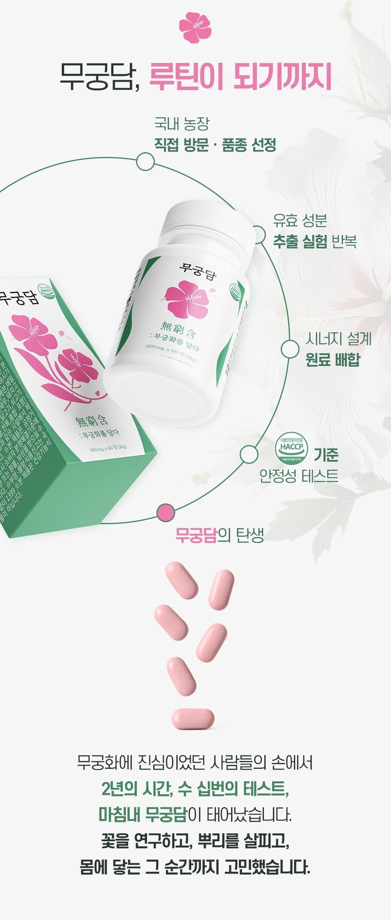 Routine section with composited package